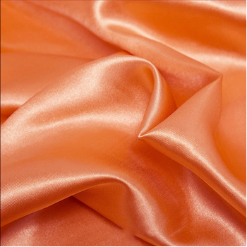 70cm x 18m Satin Fabric - Champagne (orange toned)