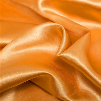 70cm x 18m Satin Fabric - Gold