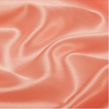 70cm x 18m Satin Fabric - Peachy Pink