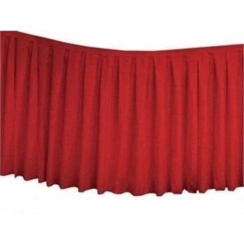 Table Skirting Polyester 4.3m - Red
