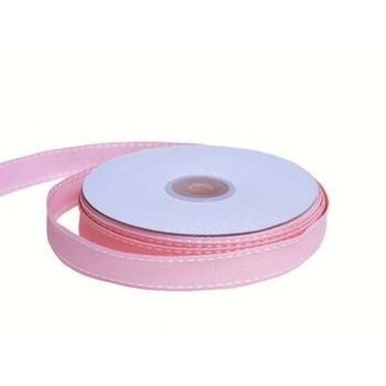 5/8 inch Stitched - 25yds - Pink