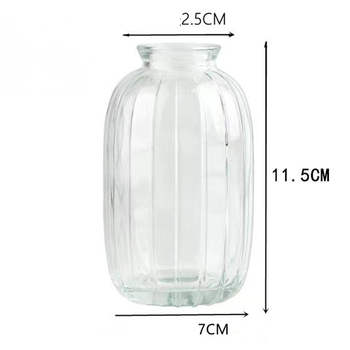 Clear Glass Bud Vase - 7cm x 11cm