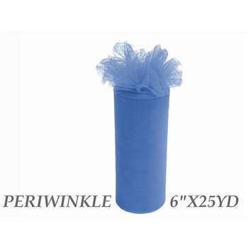 6inch x 25yd Tulle Roll - Periwinkle