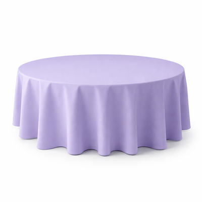 Round Tablecloth 305cm Lavender Polyester
