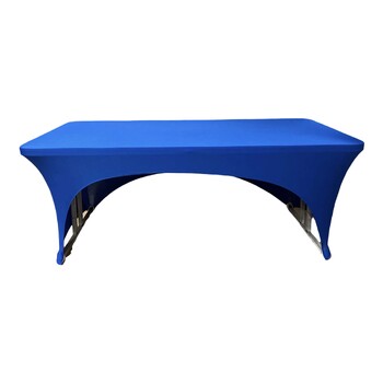 6Ft (1.8m) Royal Fitted 3 Sided Lycra Tablecloth Cover