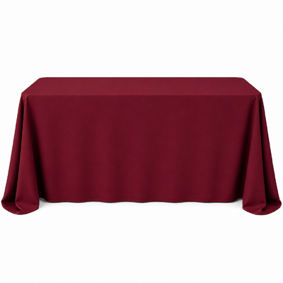 Rectangle Tablecloth 152x320cm Burgundy Polyester