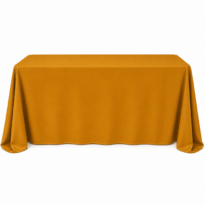 Rectangle Tablecloth 152x320cm Gold Polyester
