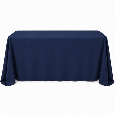 Rectangle Tablecloth 152x320cm Navy Polyester