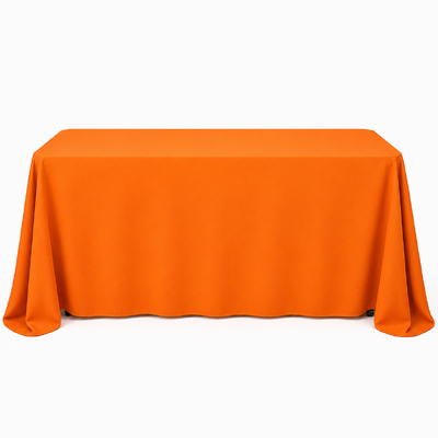 Rectangle Tablecloth 182x305cm Orange Polyester