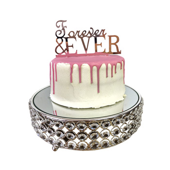 Rose Gold - FOREVER & EVER Acrylic Cake Topper