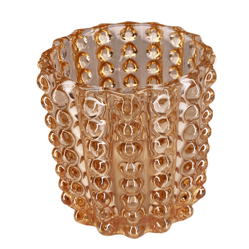 thumb_9.5cm - Gold Votive Candle Holder/Vase