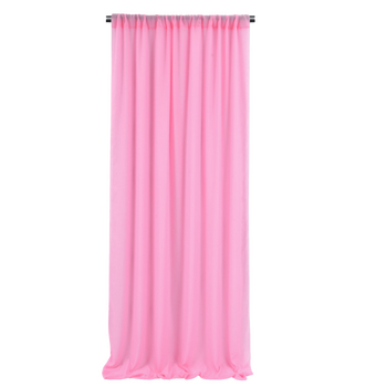 Chiffon Backdrop Curtain Panel 3m  - Dark Pink
