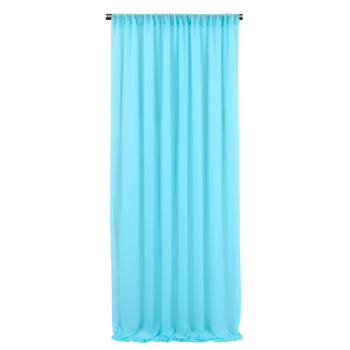 thumb_Chiffon Backdrop Curtain Panel 3m - Turquoise