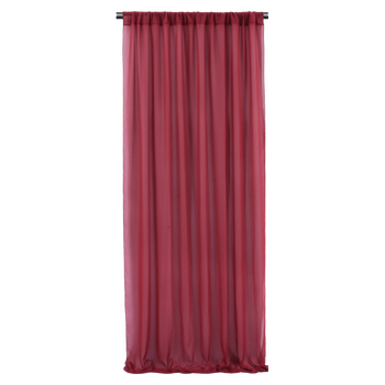Chiffon Backdrop Curtain Panel 3M - Burgundy