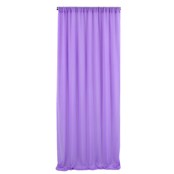 Chiffon Backdrop Curtain Panel 3m - Light Purple