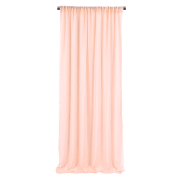Chiffon Backdrop Curtain Panel 3m - Nude Pink