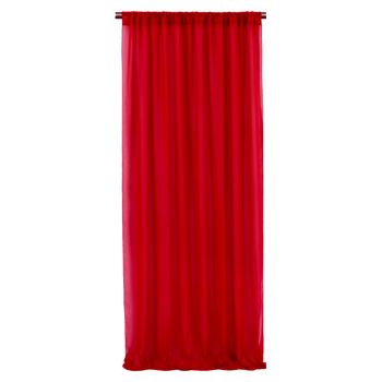 thumb_Chiffon Backdrop Curtain Panel 3m - Red