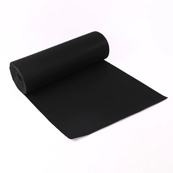 1m x 10m  None Woven Aisle Runner - Black - None Woven Wedding & Events