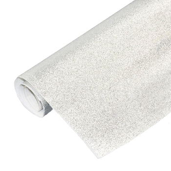 1.35mx10m Silver Glitter Aisle Runner Carpet - None Woven Wedding & Events