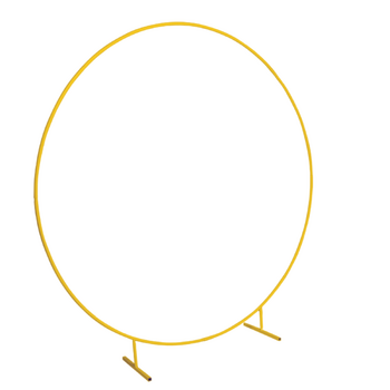 thumb_2m Round Balloon Arch on stand - Gold