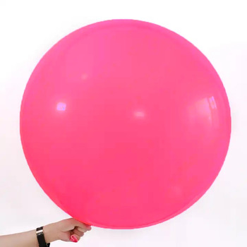 90cm Giant Hot Pink Latex Balloon