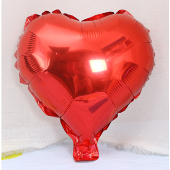 25cm Red Foil Heart Balloon