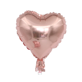 25cm Rose Gold Foil Heart Balloon