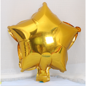 25cm Gold Foil Star Balloon