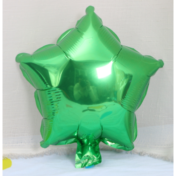 25cm Green Foil Star Balloon