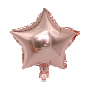 25cm Rose Gold Foil Star Balloon