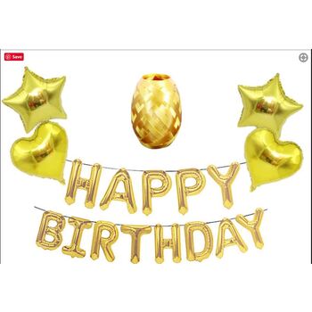 Happy Birthday Kit - Gold
