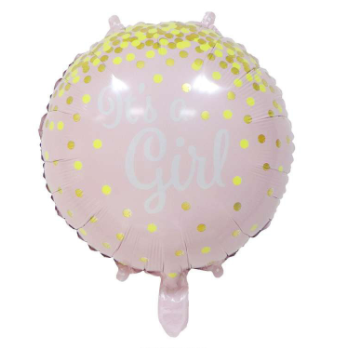 Foil Baby Shower Its Girl  Balloon -   45cm