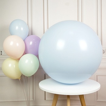 90cm (36") Pastel Macaroon Giant Balloon - Blue