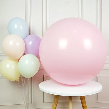 90cm (36") Pastel Macaroon Giant Balloon - Pink