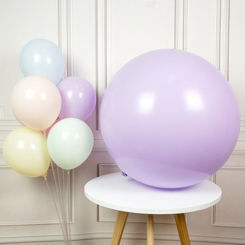 90cm (36") Pastel Macaroon Giant Balloon - Light Purple