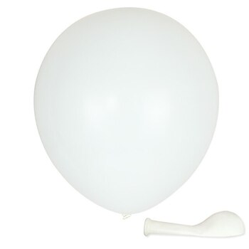10pcs - 30cm (12")  Latex Balloons White Pearl