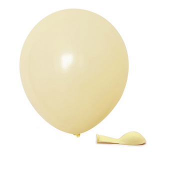 10pcs - 25cm (10")  Pastel Balloons - Yellow