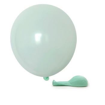 10pcs - 25cm (10")  Pastel Balloons - Aqua