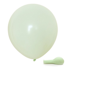 10pcs - 12cm (5")  Pastel Balloons - Green
