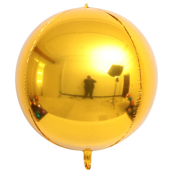 25cm - 4d Foil Balloon - Gold