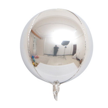 25cm - 4d Foil Balloon - Silver