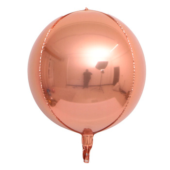 25cm - 4d Foil Balloon - Rose Gold