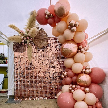 Champ/Mauve/Rose Gold Theme 85pcs Balloon Garland Decorating Kit
