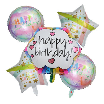 Happy Birthday Birthday Balloon Set (5pcs) - Style 1 