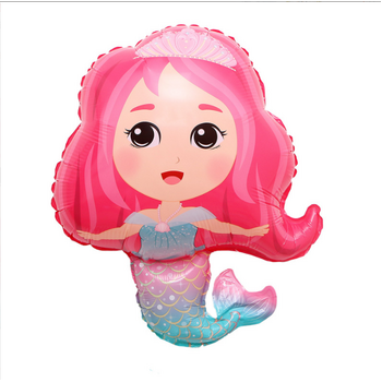 67cm Mermaid Balloon - Pink