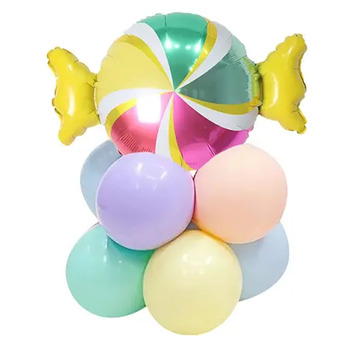 Candy Theme Pastel Coloured Balloon Decorating Kit