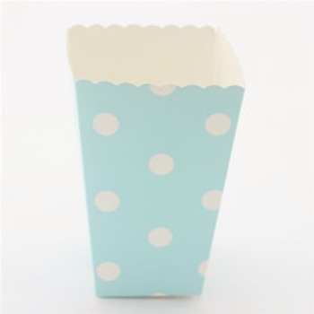 Blue Dot Mini Popcorn or Lolly Box