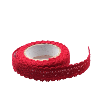15mm Red Crochet Tape - 1.8m
