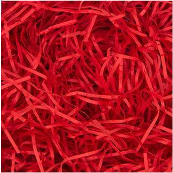 2kg BULK Shredded Tissue Paper Red
