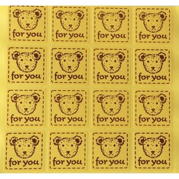 16 x  Teddy Bear For You Stickers